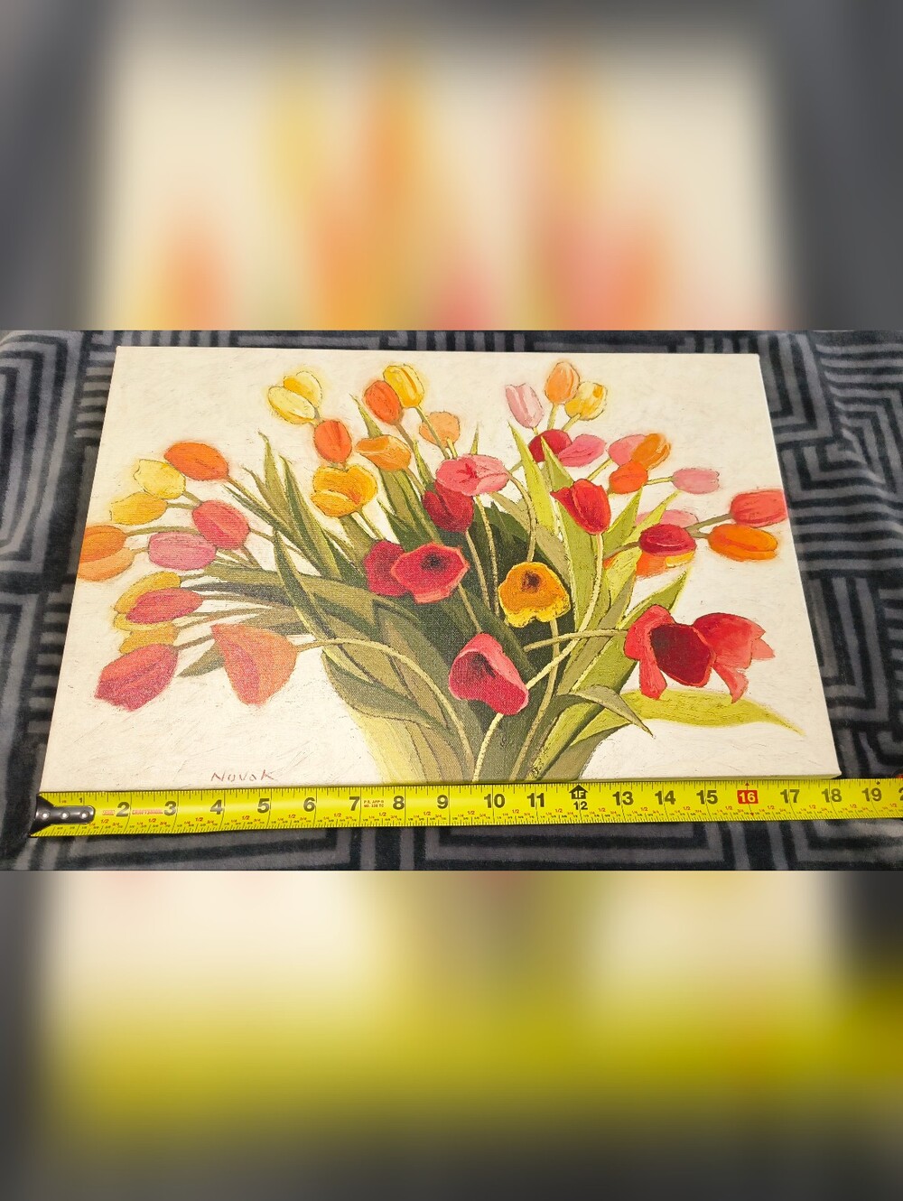 Very Vibrant Spring Canvas, Only Hung Up A Few Times